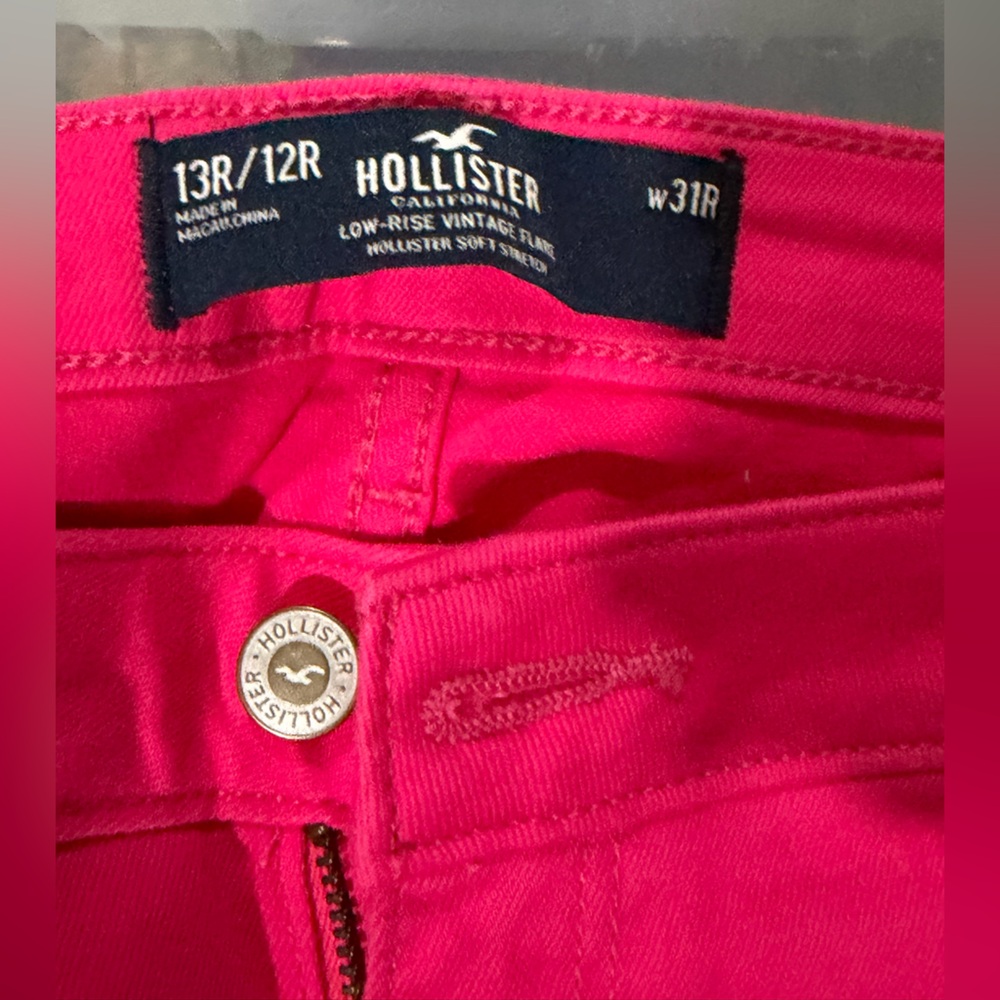 Hollister Bright Pink Jeans - Picture 3 of 4
